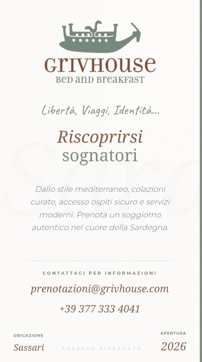 GrivHouse B&B Bed and Breakfast in Sassari