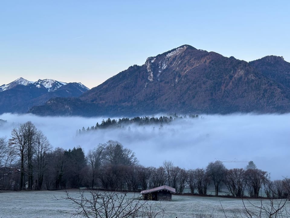 Natural landscape, Winter, Mountain view