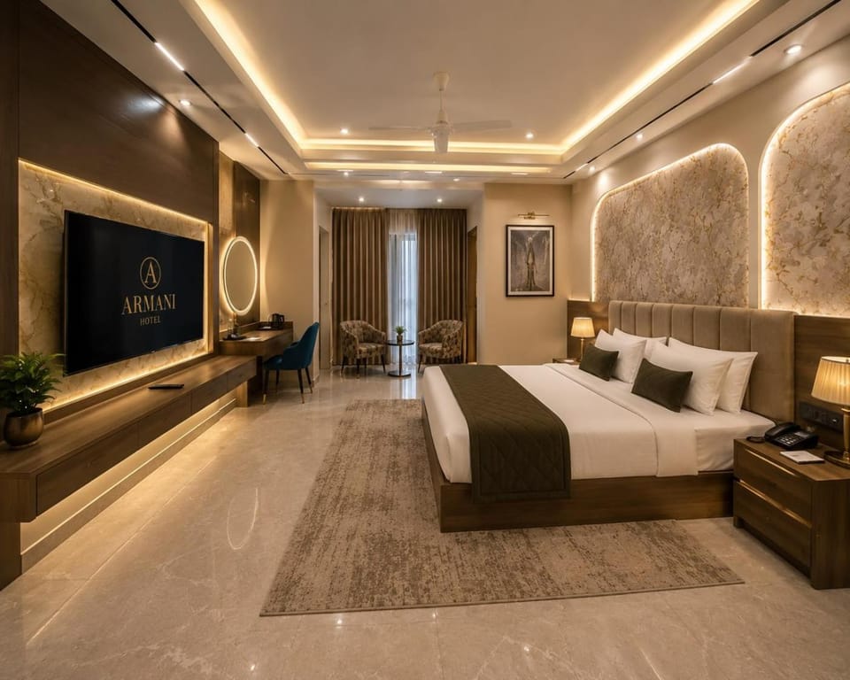 Photo of the whole room, Bedroom