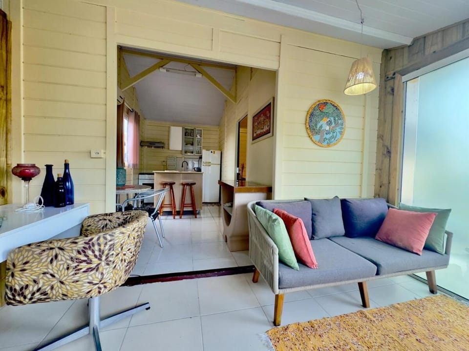 Refúgio da ilha casa de praia com varanda Apartment in Florianopolis