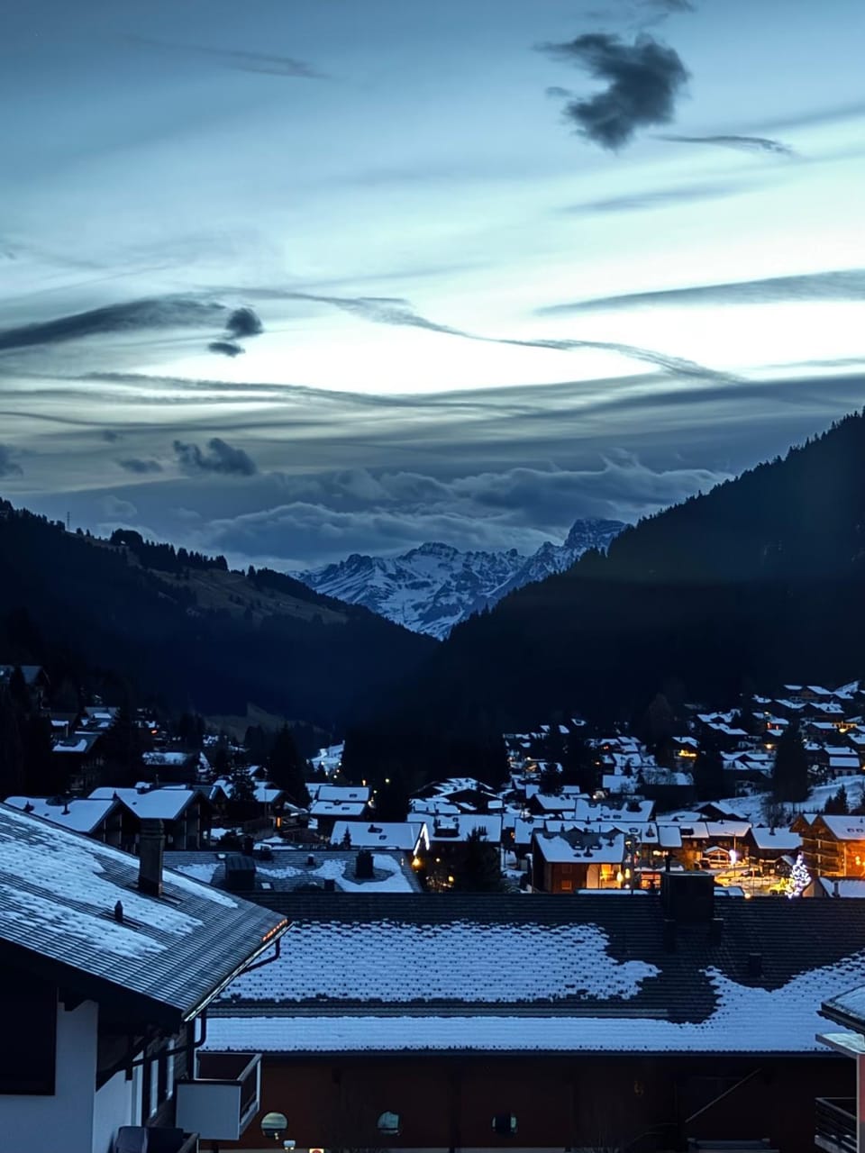 Natural landscape, Winter, Mountain view