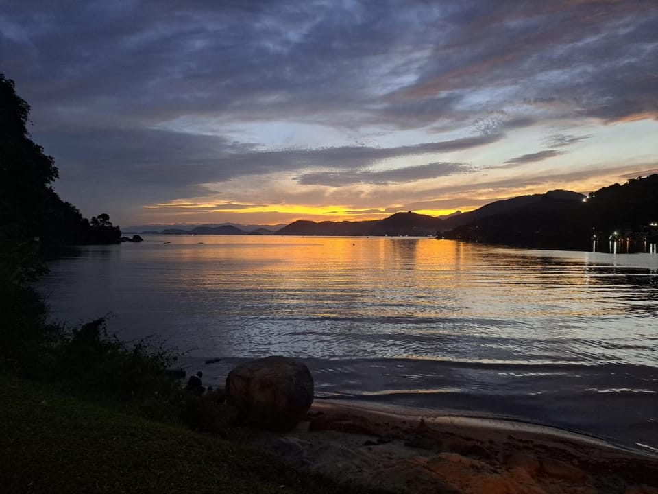 Natural landscape, Sea view, Sunset