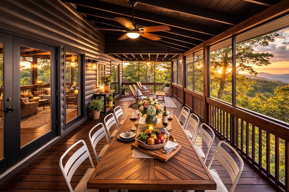 Patio, Day, Natural landscape, View (from property/room), Balcony/Terrace, Seating area, Dining area