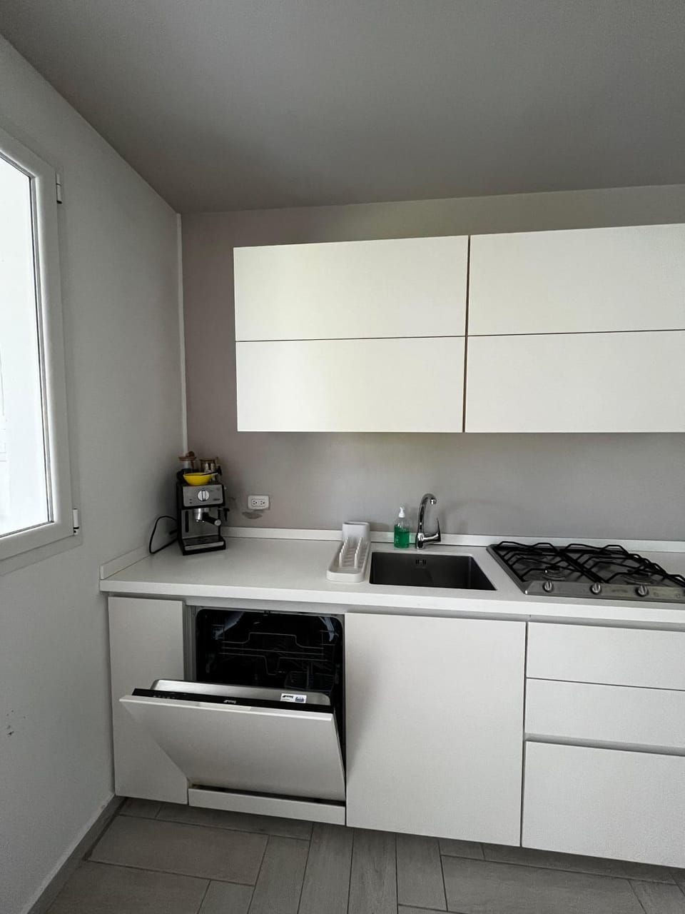 Kitchen or kitchenette, dishwasher, kitchen