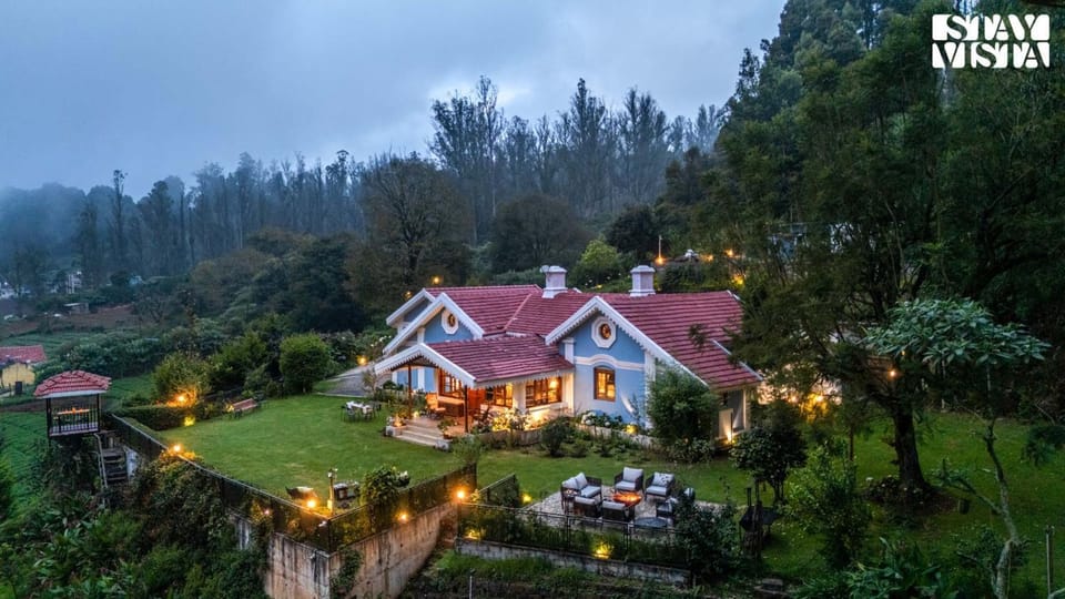 Property building, Garden view