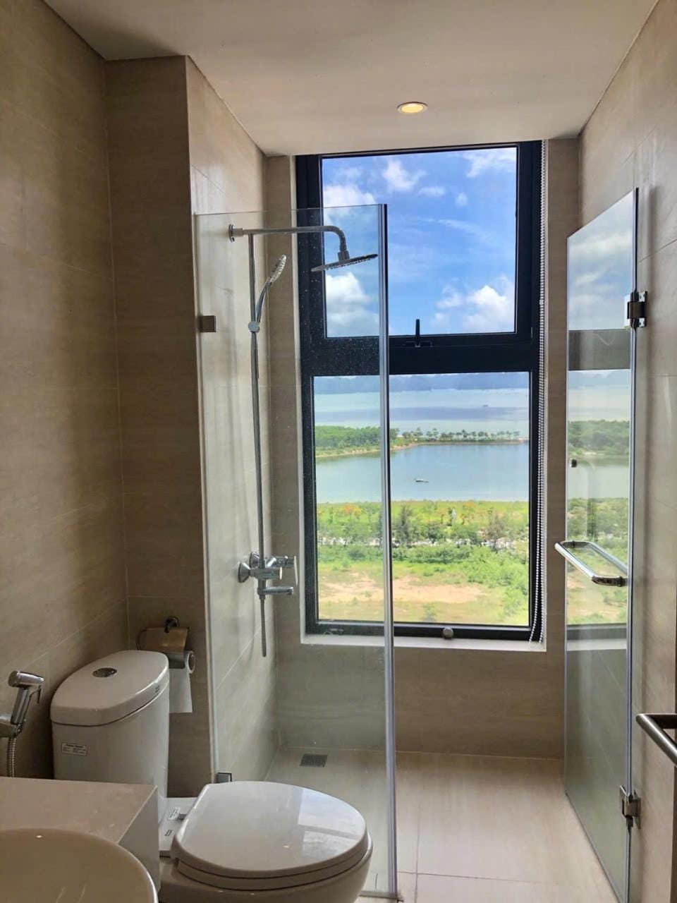 Shower, Natural landscape, Bathroom, bidet
