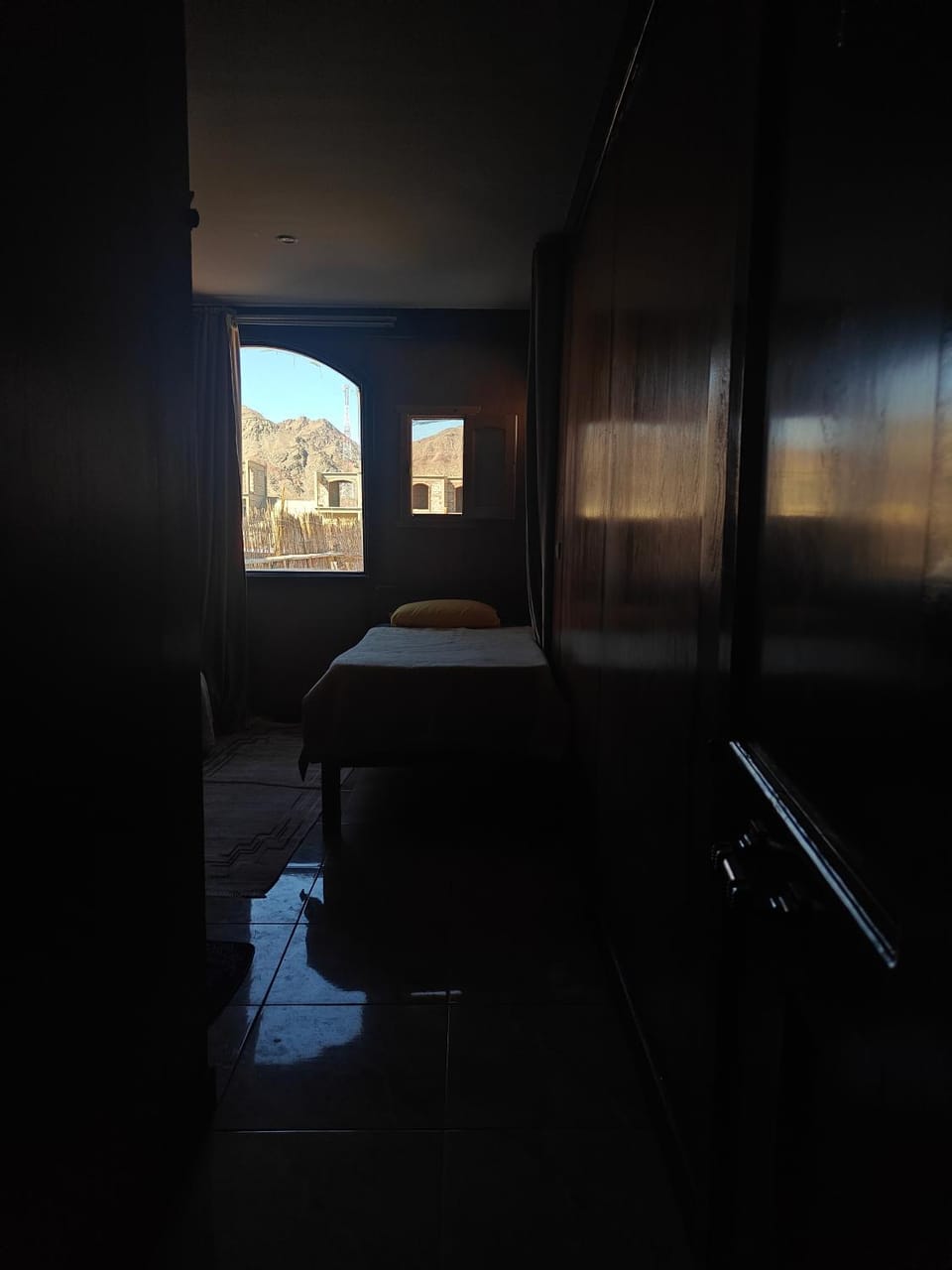 Bed, Bedroom, Mountain view, Sea view