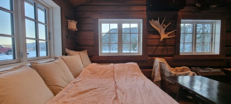 Krøderen Laftet tømmerstue fra 2021 Chalet in Viken, Norway