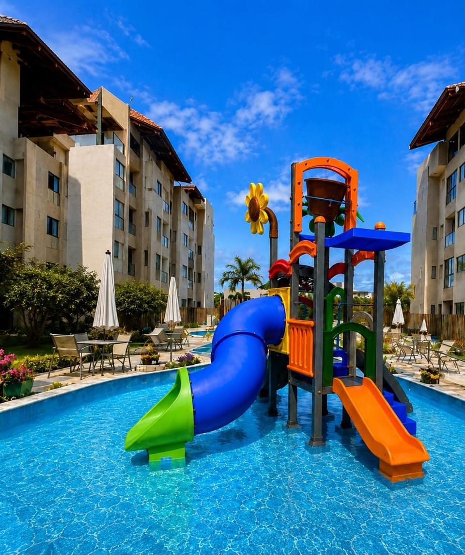 Flat em Carneiros 350m da Praia Piscina Rooftop Apartment in State of Pernambuco, Brazil
