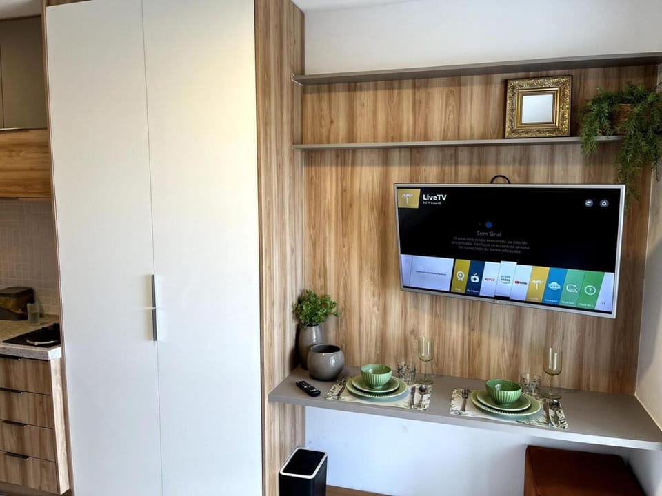 Studio-Vista Mar, Climatizado, Varanda, Tv Smart Apartment in Salvador