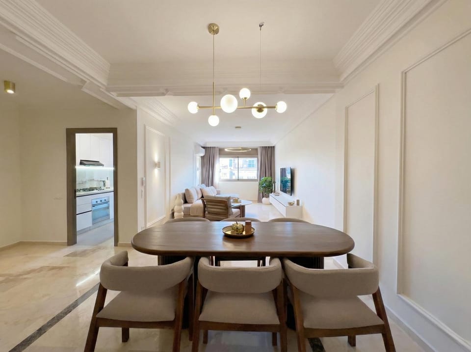 Modern & Luxurious Apartment, Terrace with panoramic view of Gueliz Apartment in Marrakesh