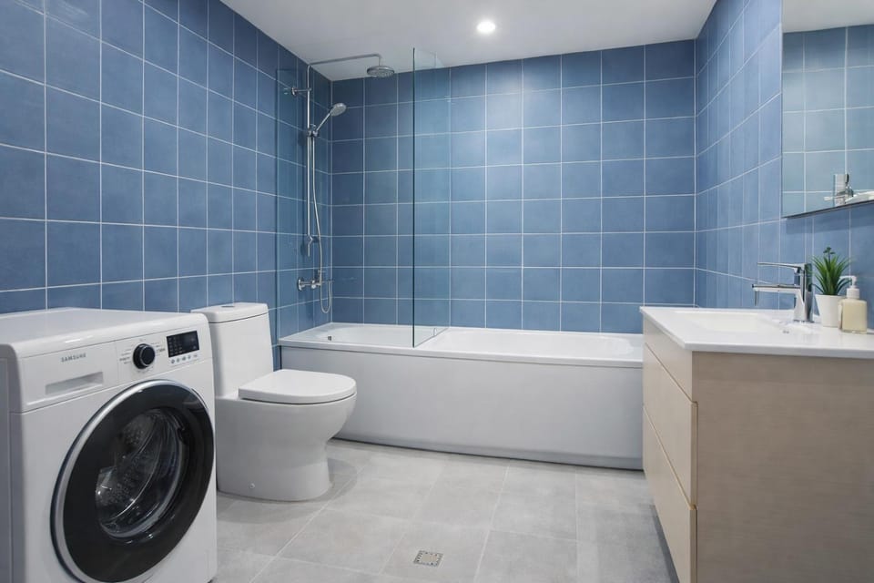 Toilet, Bath, washing machine