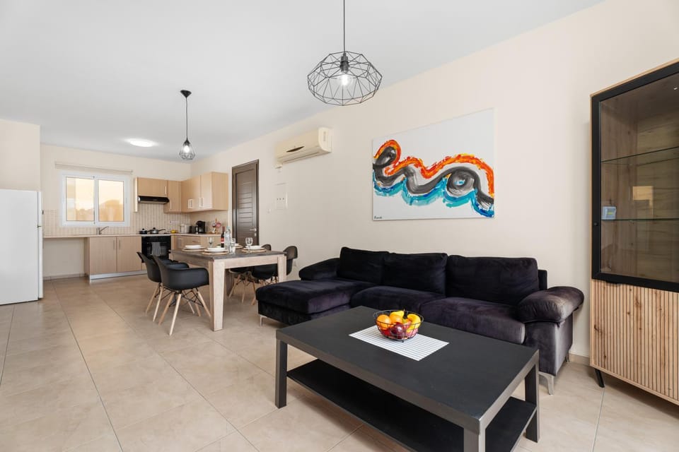 Sunny 2Br Family Apartment - Mythical Sands Resort Apartment in Paralimni