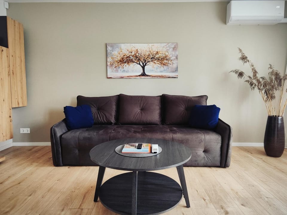 Seating area, furniture, air conditioner