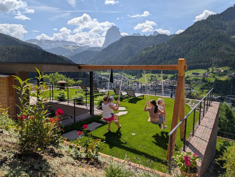 Natural landscape, Children play ground, Garden, Garden view, Mountain view