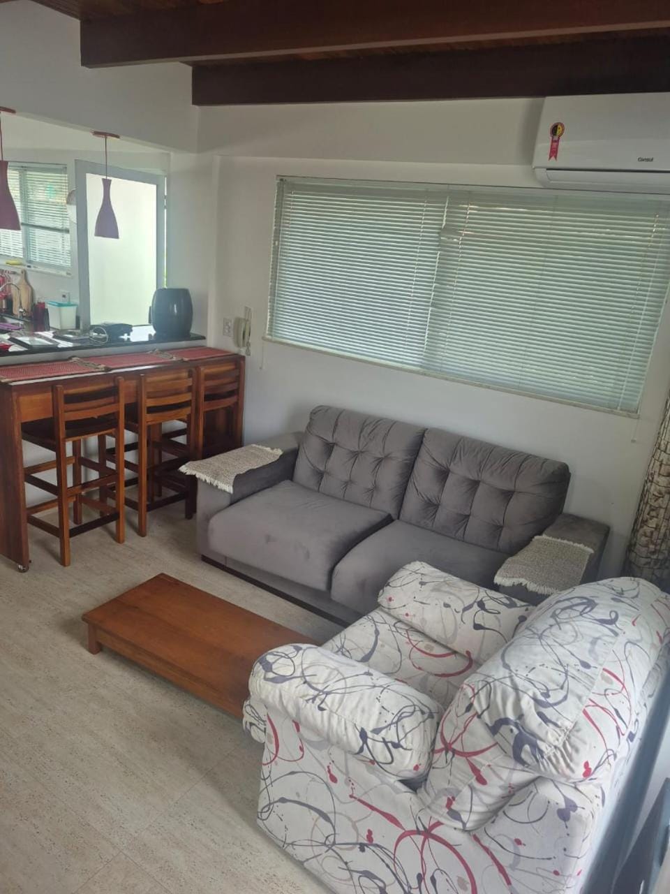 Living room, air conditioner