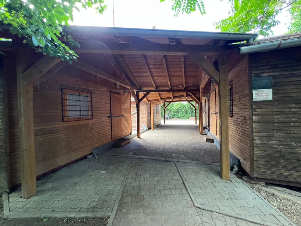 Rekreační chatky na Fotbalovém stadionu Senec Campground/ 
RV Resort in Bratislava Region, Slovakia