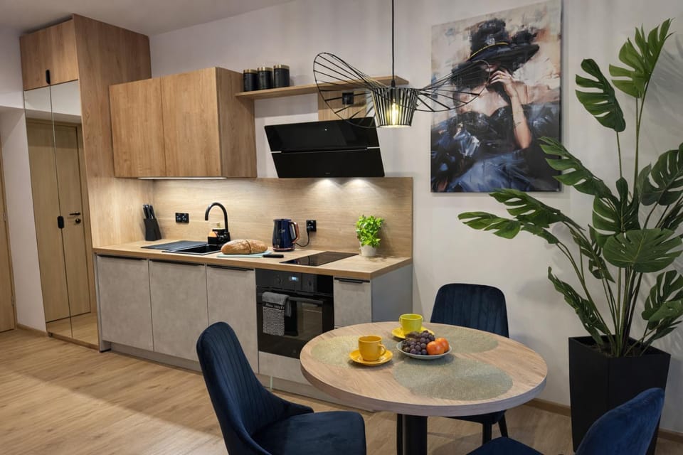 Kitchen or kitchenette, Dining area, stove
