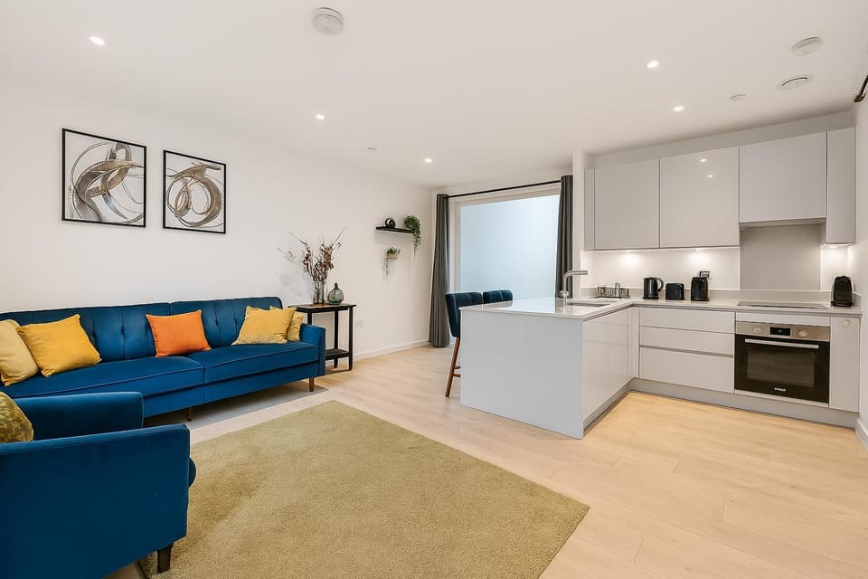 Kitchen or kitchenette, Living room