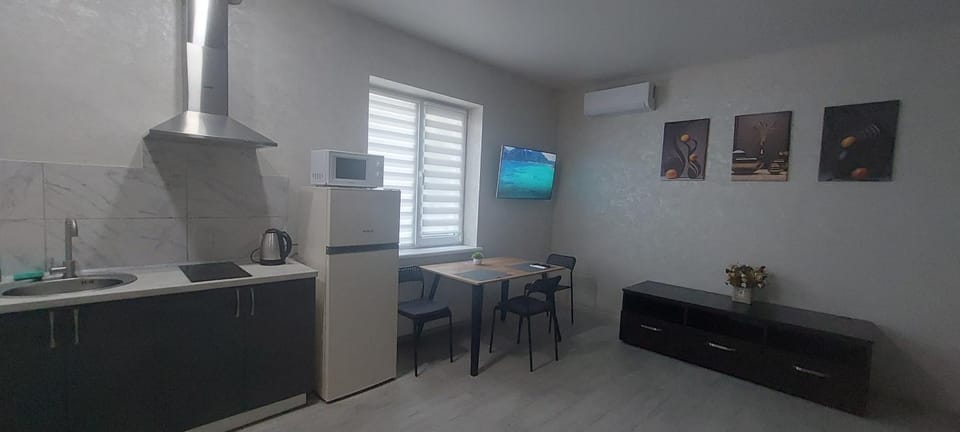 Dining area, air conditioner