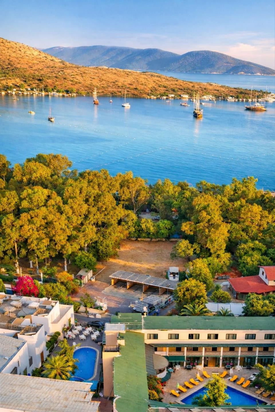 Bird's eye view, Mountain view, Sea view