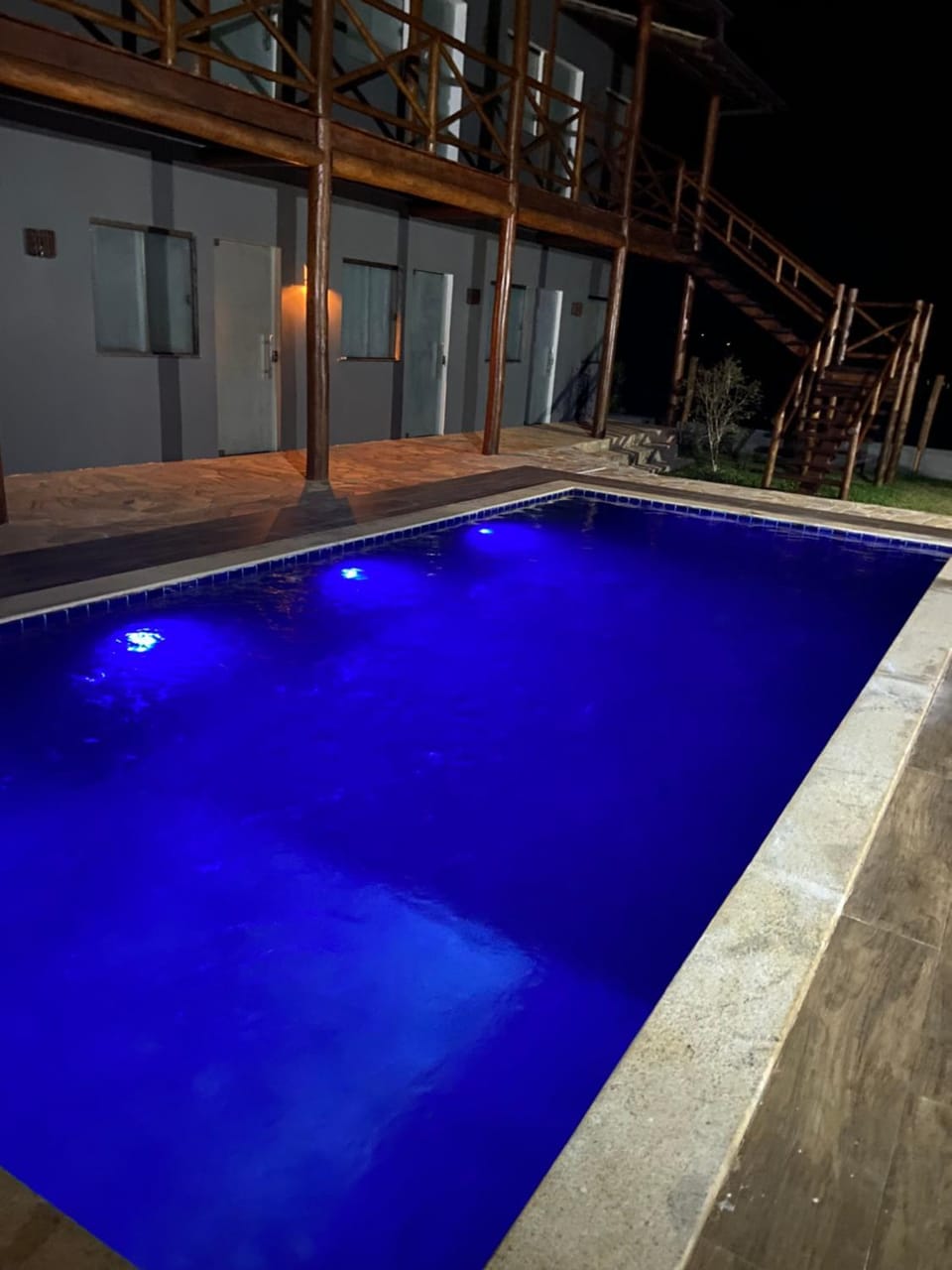 Night, Swimming pool