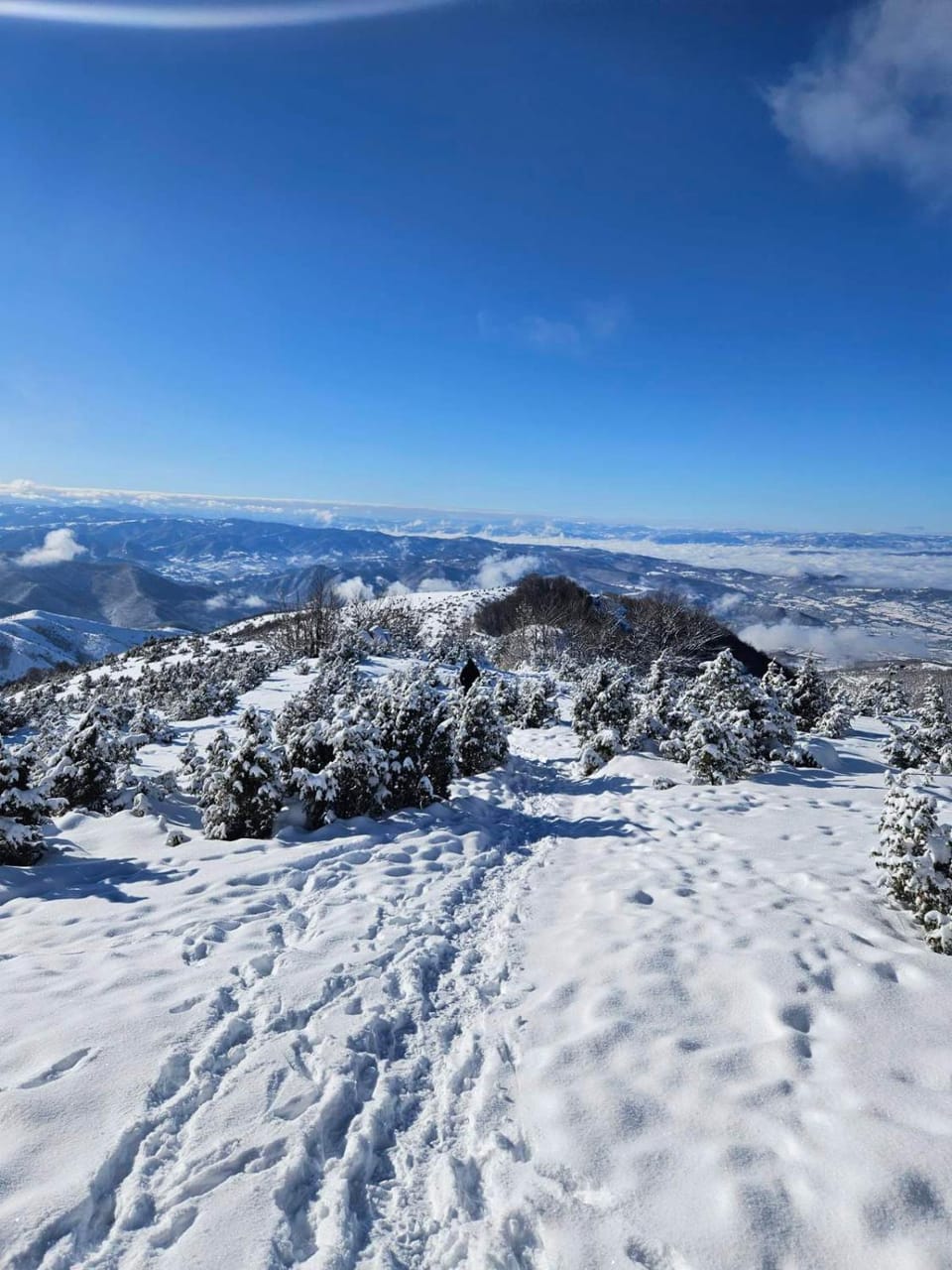Day, Natural landscape, Winter, Mountain view