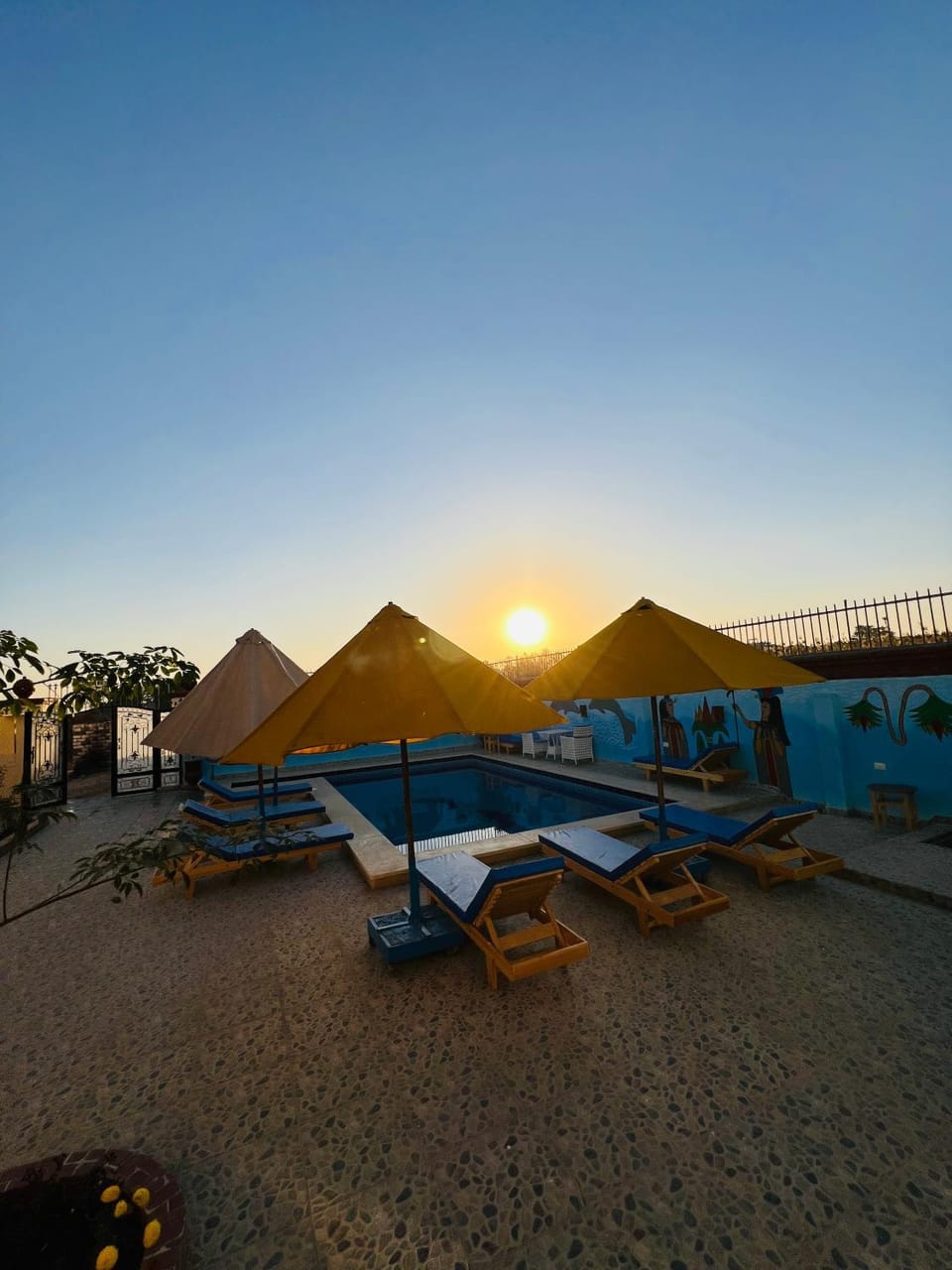 Day, Natural landscape, Sunset, sunbed