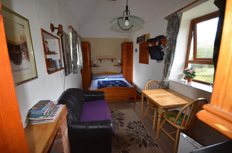 Bed, Living room, Seating area, Dining area, Bedroom