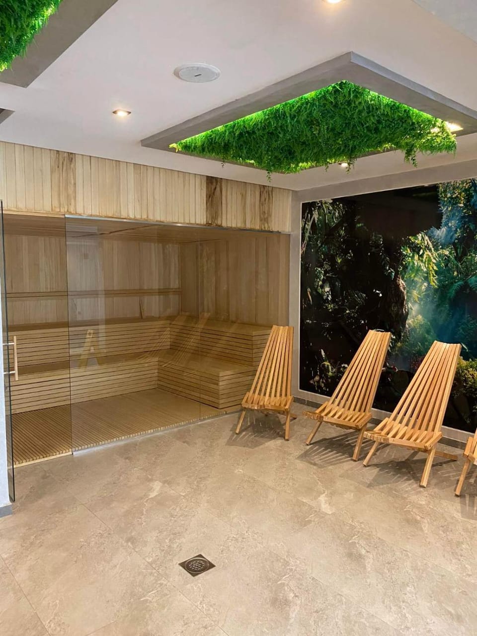 Sauna, Pool view, Swimming pool