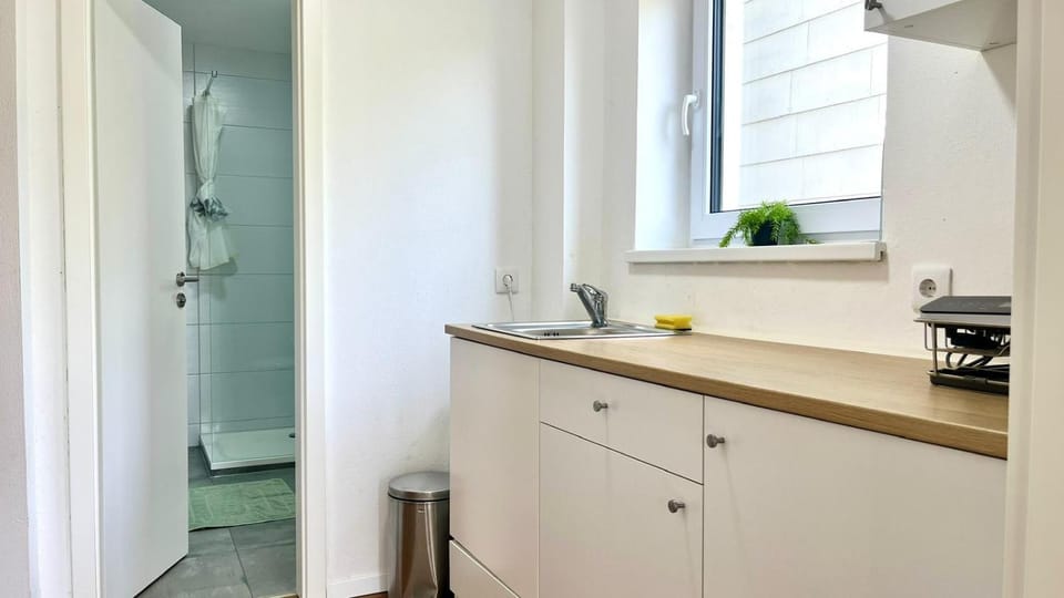 Kitchen or kitchenette, stove, kitchen