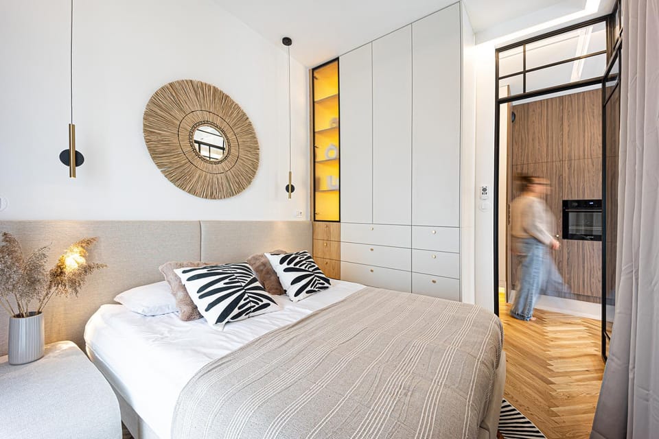 Porto Marina - widok na jezioro z każdego z 3 pokoi, lux, garaż, klima Apartment in Pomeranian Voivodeship