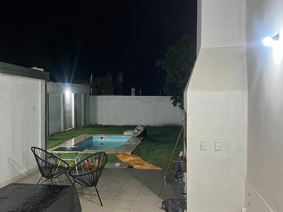 Patio, Garden, Pool view, sunbed