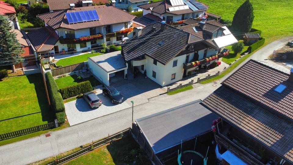 Property building, Neighbourhood, Bird's eye view, Parking