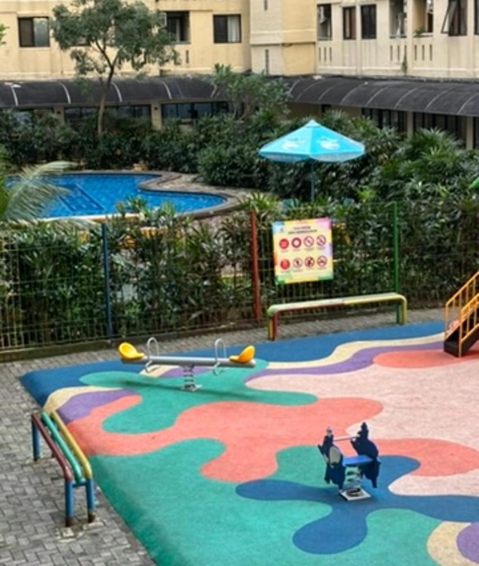 Children play ground, Garden view, Swimming pool