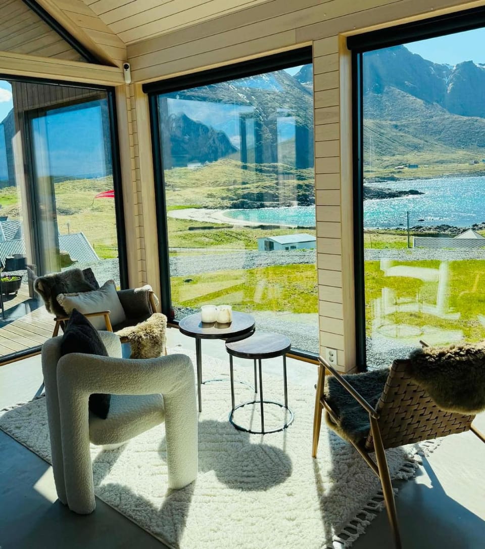 Living room, Seating area, Mountain view, Sea view
