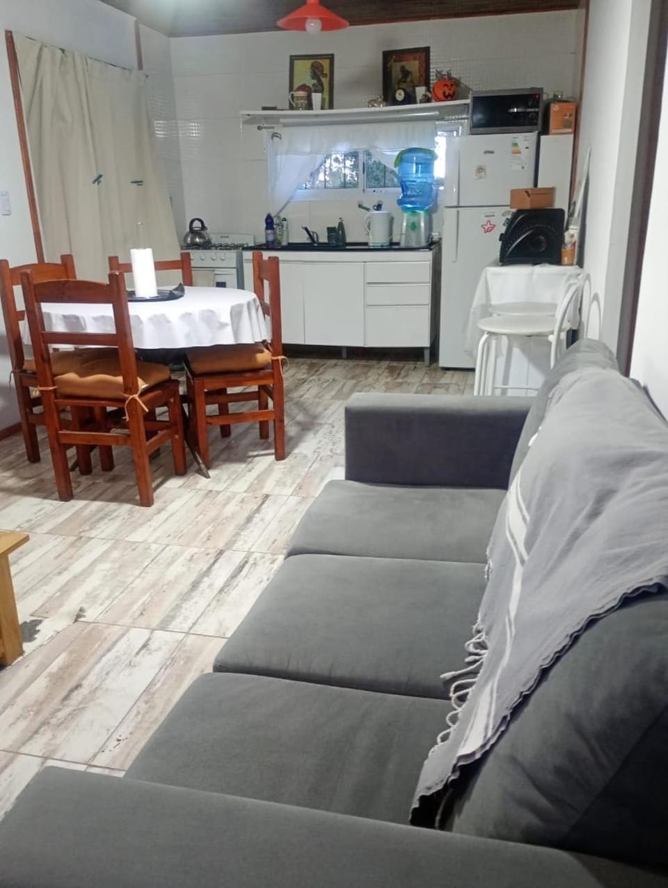 Kitchen or kitchenette, Living room, Dining area