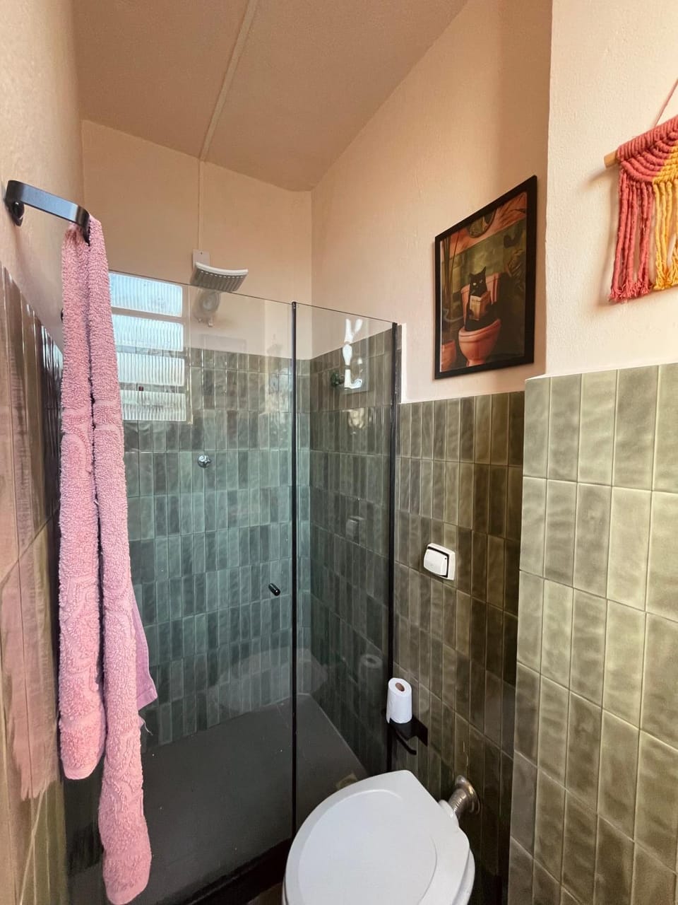 Shower, Toilet, Bathroom, towels