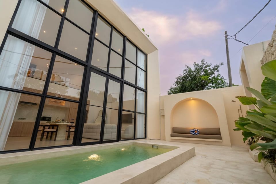 Property building, Seating area, Pool view