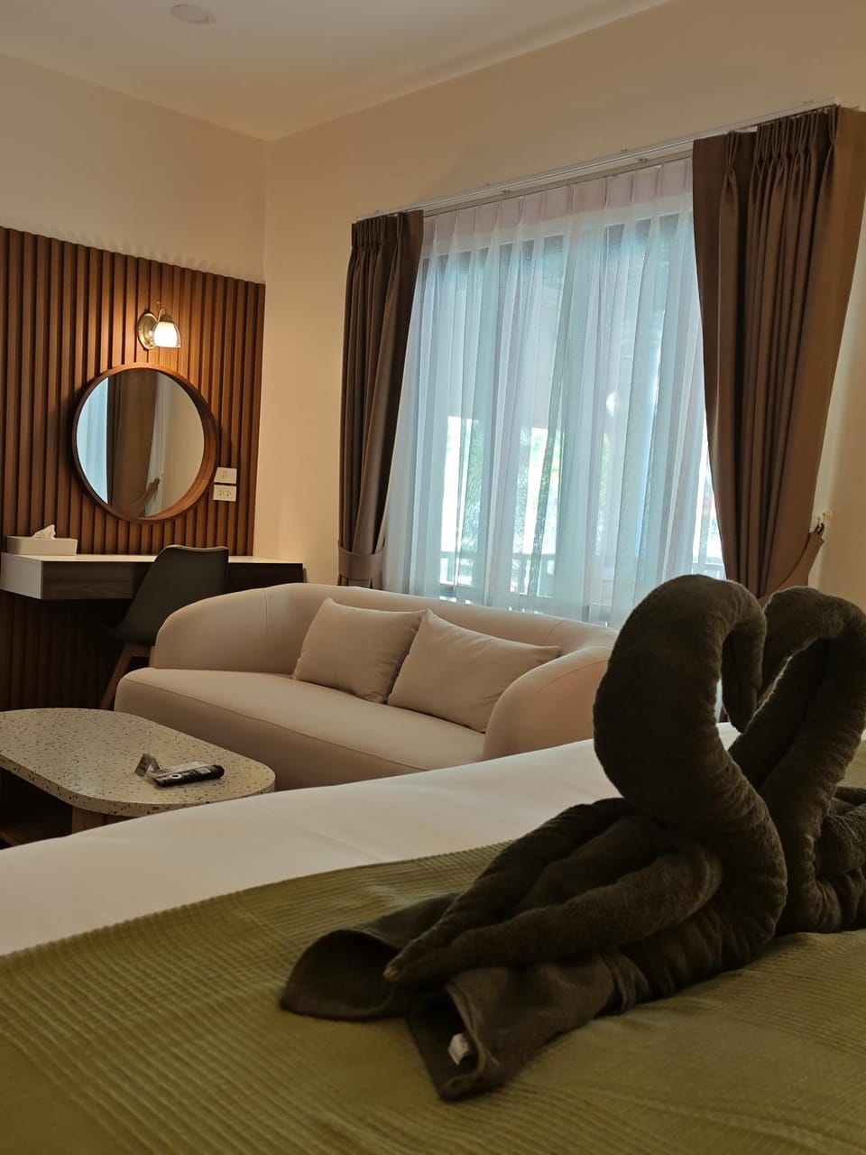 Seating area, Bedroom