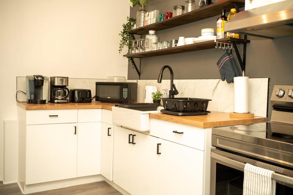 Coffee/tea facilities, Kitchen or kitchenette, toaster