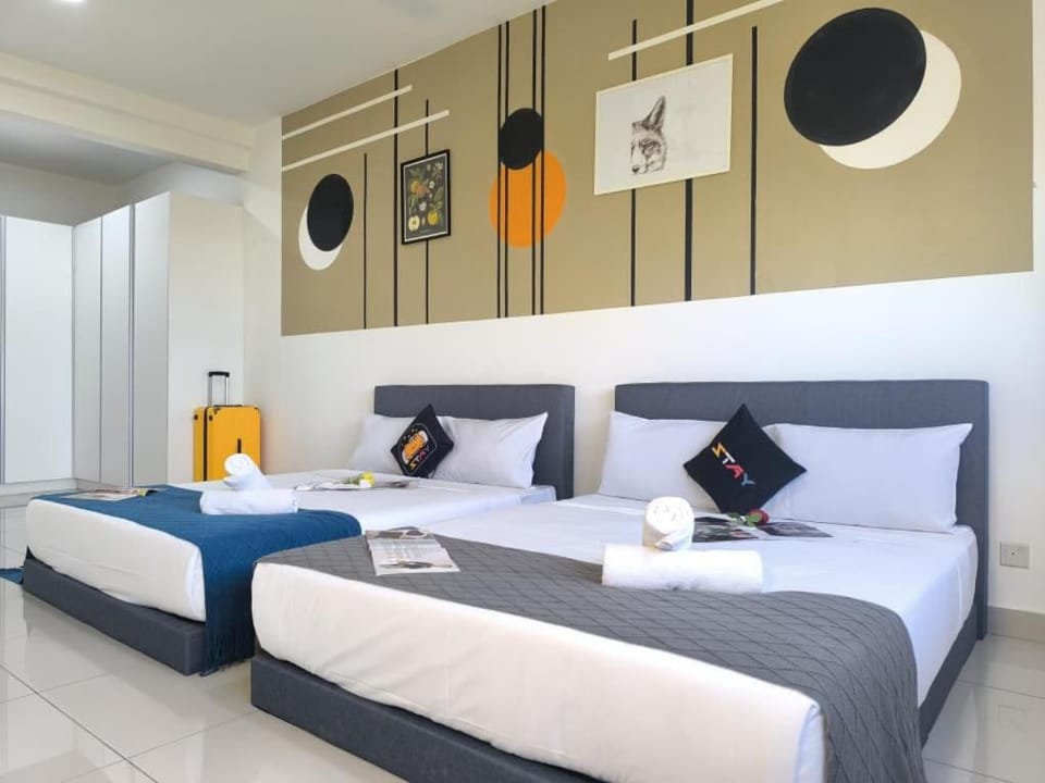 MM Family 3BR Cozy Suites Medini Netflix By STAY Apartment in Johor