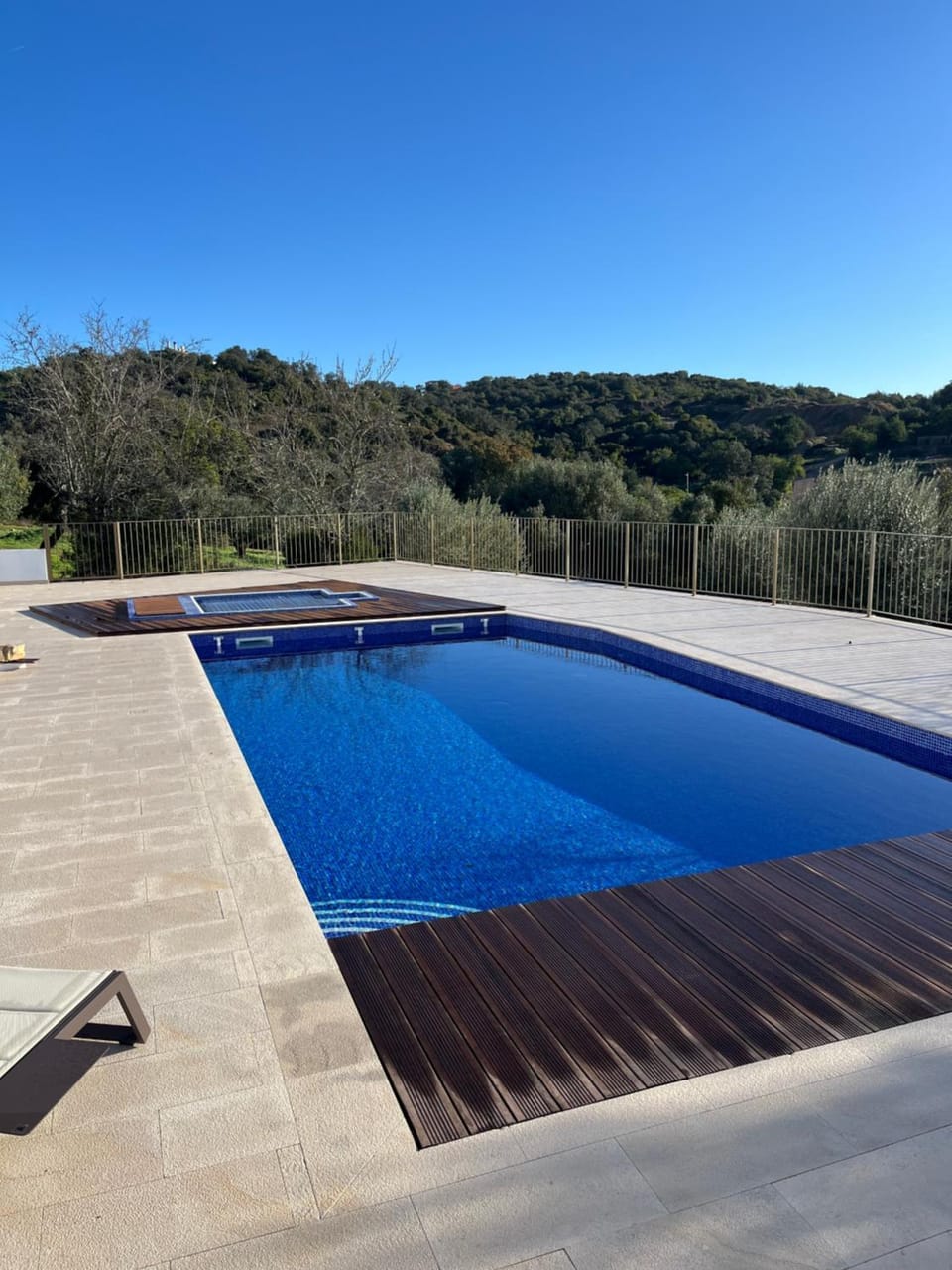 Natural landscape, Pool view, Swimming pool, sunbed