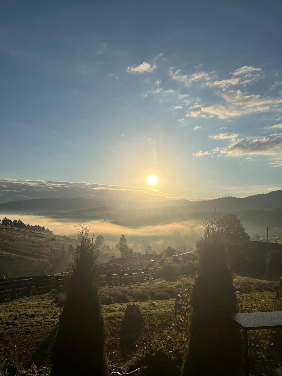 Day, Natural landscape, Mountain view, Sunrise