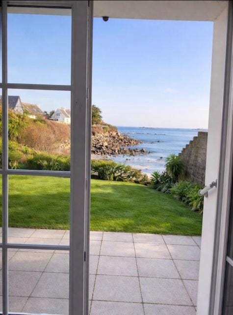 Natural landscape, Garden, Garden view, Sea view