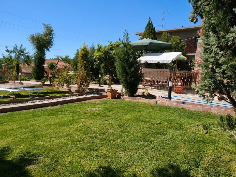 Patio, Day, Natural landscape, Garden view