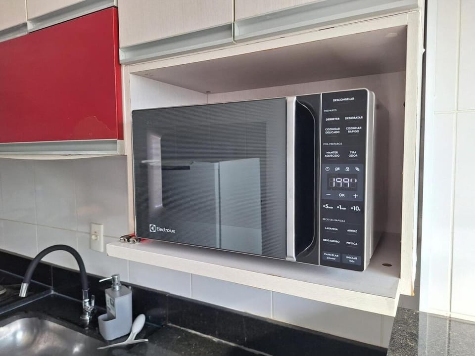 Ar Condicionado , Churrasqueira na Sacada, Roupas de Cama e Toalhas, Wifi, Bebedor, TV, próximo a praia na Guilhermina Apartment in State of São Paulo