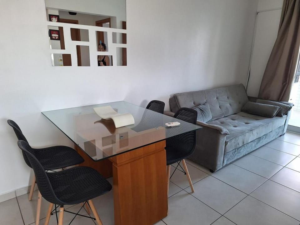 Ar Condicionado , Churrasqueira na Sacada, Roupas de Cama e Toalhas, Wifi, Bebedor, TV, próximo a praia na Guilhermina Apartment in State of São Paulo