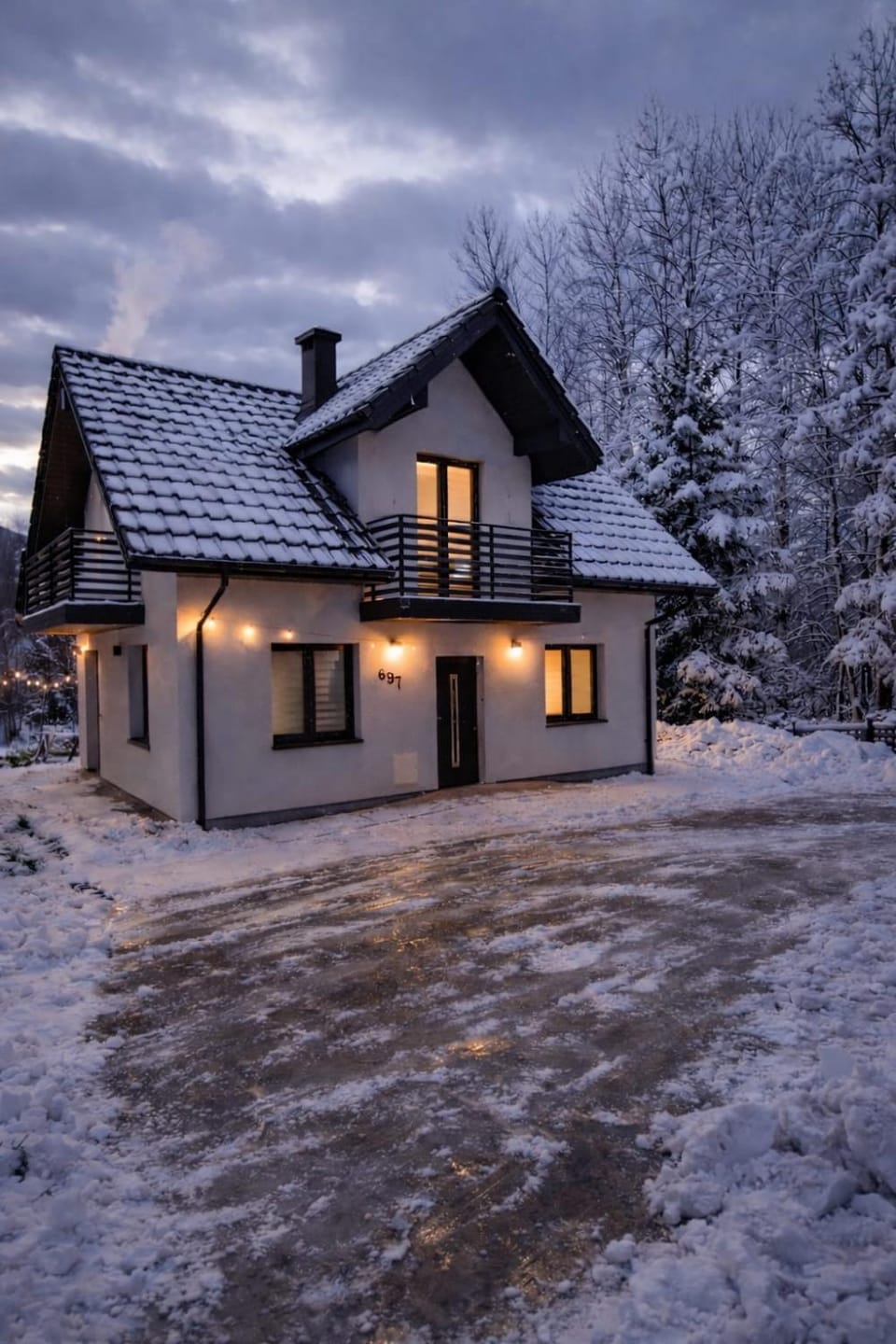Pod Łopieniem z Sauną i Balią Villa in Lesser Poland Voivodeship