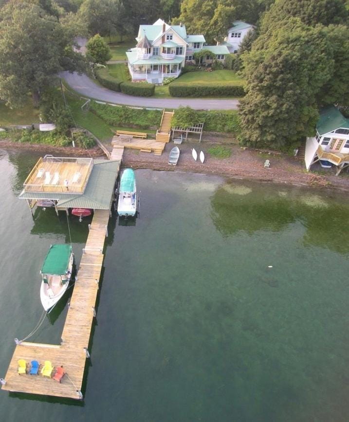 Property building, Day, Bird's eye view, Lake view